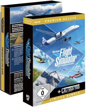 aerosoft Spielesoftware »Microsoft Flight Simulator Bundle Premium Deluxe + CRJ 550/700«