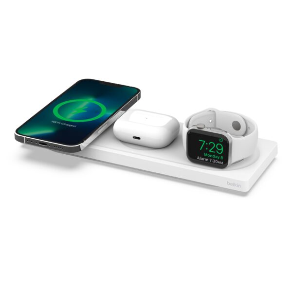 Belkin Smartphone-Ladegerät »Belkin drahtloses 3-in-1 MagSafe Ladepad«