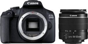 Canon Spiegelreflexkamera »EOS 2000D Kit 18-55 mm DC III«