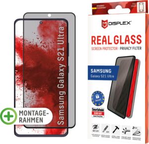 Displex Displayschutzglas »DISPLEX Privacy Glass Panzerglas für Samsung Galaxy S21 Ultra (6