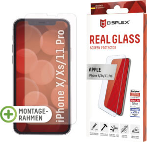 Displex Displayschutzglas »DISPLEX Real Glass Panzerglas für Apple iPhone X/XS/11 Pro (5