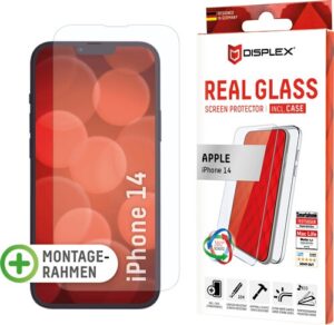 Displex Displayschutzglas »Real Glass + Case - iPhone 14«