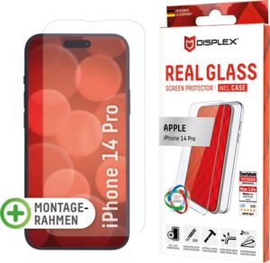 Displex Displayschutzglas »Real Glass + Case - iPhone 14 Pro«