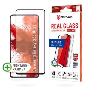 Displex Displayschutzglas »Real Glass + Case - Samsung Galaxy S23 Ultra«