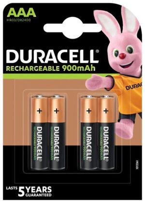 Duracell Batterie »4er Pack Rechargeable AAA 900mAh«