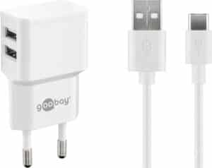 Goobay Smartphone-Ladegerät »USB-C™ Dual Ladeset«