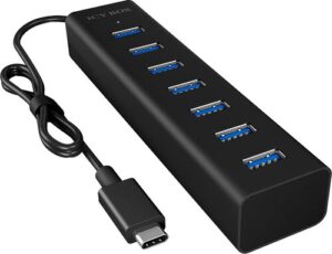 ICY BOX Computer-Adapter »Type-C™ zu 7 Port USB 3.0 Hub«