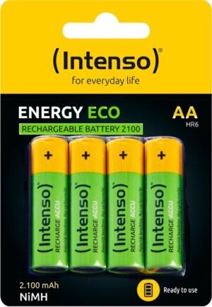 Intenso Akku »4er Pack Rechargeable Eco AA HR6 2100mAh«