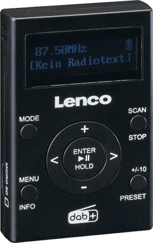 Lenco Digitalradio (DAB+) »PDR-011BK«