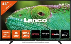 Lenco LED-Fernseher »LED-4353BK - 4K Android-Smart-TV«