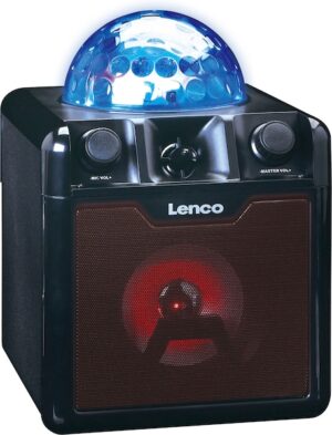 Lenco Party-Lautsprecher »BTC-055BK - Karaoke Lautsprecher mit Bluetooth und Mikrofon«