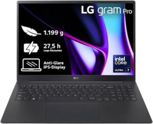 LG Notebook »Gram Pro 16" 16Z90SP-G.AD7BG Ultralight«