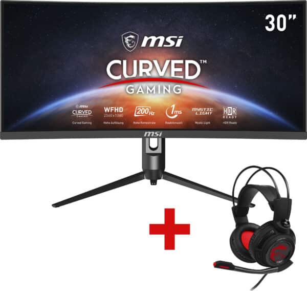 MSI Curved-Gaming-LED-Monitor »Optix MAG301CR2«