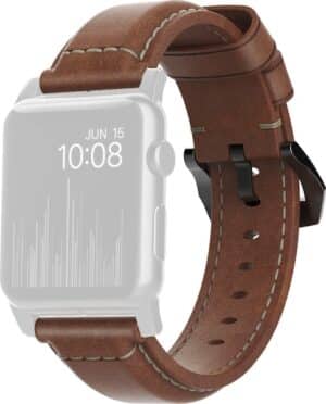 Nomad Smartwatch-Armband »Strap Trad. Lthr. Brown Connect. 42/44/45/49mm«