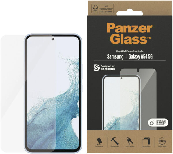 PanzerGlass Displayschutzfolie »Displayschutz Samsung Galaxy A54 5G - Ultra-Wide Fit«