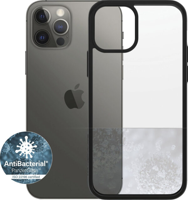 PanzerGlass Displayschutzglas »ClearCase mit BlackFrame für iPhone 12/12 Pro«