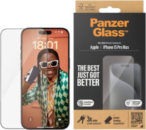 PanzerGlass Displayschutzglas »Displayschutz iPhone 15 Pro Max«