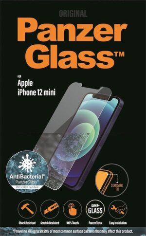 PanzerGlass Displayschutzglas »iPhone 12 Mini Antibakteriel Standard Fit«