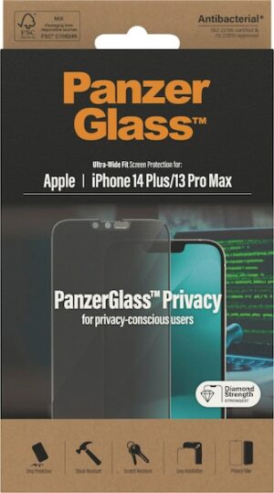 PanzerGlass Displayschutzglas »iPhone 14 Plus/13 Pro Max Ultrawide Privacy AB«