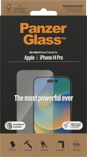 PanzerGlass Displayschutzglas »PanzerGlass™ Clear Glass Displayschutz für iPhone 14 Pro«