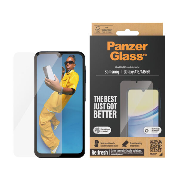 PanzerGlass Displayschutzglas »Ultra Wide Fit Screen Protector«