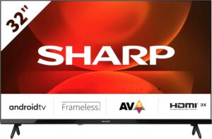 Sharp LED-Fernseher »SHARP 32FH2EA HD Ready Frameless Android TV 80cm (32 Zoll)