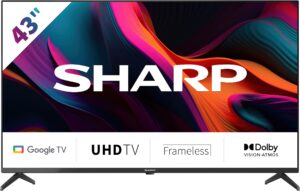 Sharp LED-Fernseher »SHARP 43GL4260E Google TV 108 cm (43 Zoll) 4K Ultra HD Google TV«